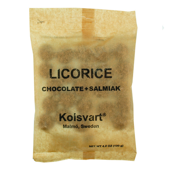 Chocolate covered Salty Licorice balls - Kolsvart