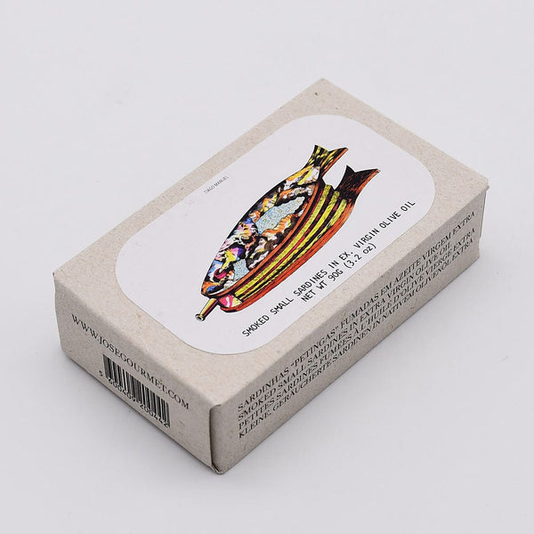 Smoked Small Sardines in EVOO 90g Tin Fish - Jose Gourmet