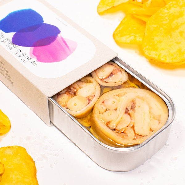 Stuffed Octopus in Olive Oil 120g Tin Fish - Jose Gourmet