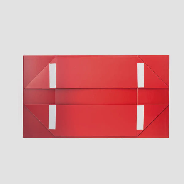 Large Square Red Magnetic Gift Box with Ribbon