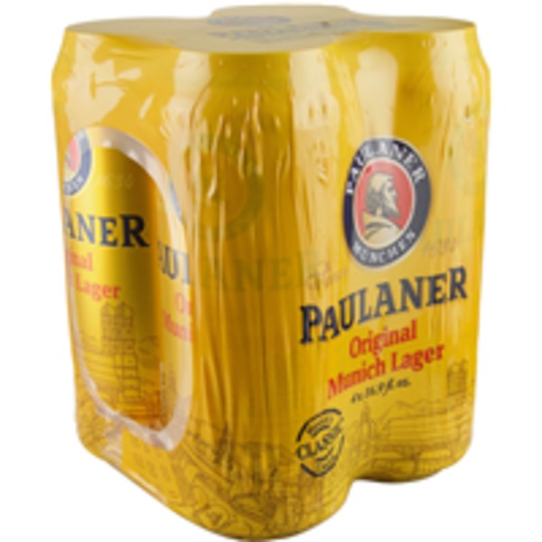 Paulaner Munchner Lager 4 Pack (500 ml Cans)