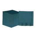 Teal with Gold Stripe Napkins - Luxe Party