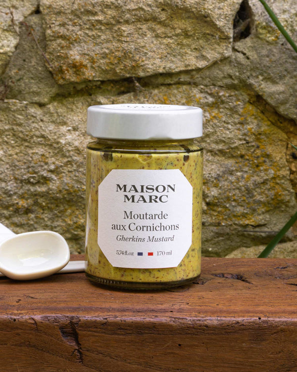 Moutarde aux Cornichons 'Gherkins Mustard' - Maison Marc