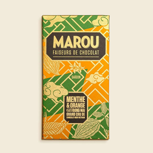 Marou Mint & Orange Dong Nai 68%, 80g - Marou Chocolates