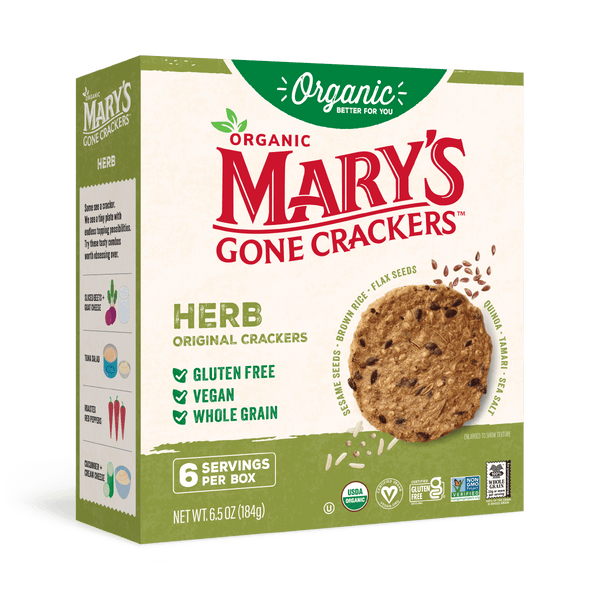 Gluten Free Herb Crackers - Mary's Gone