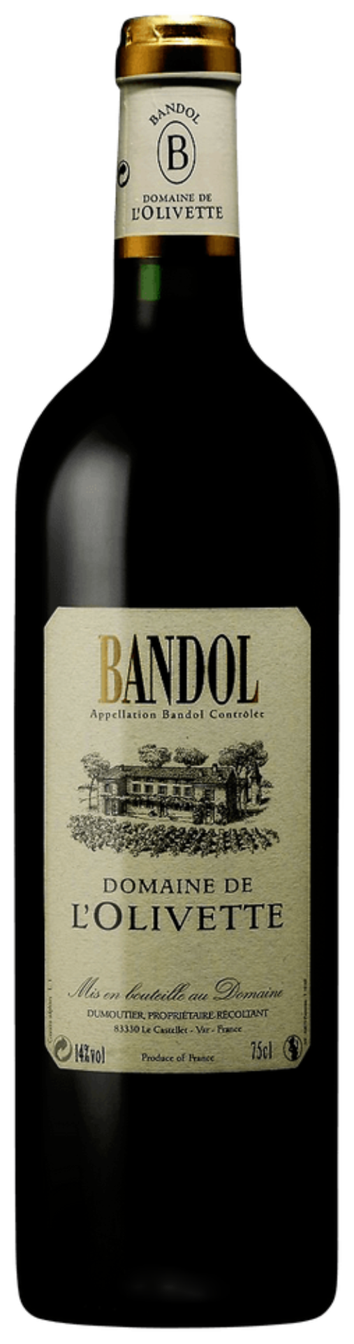 Domaine De L'Olivette Bandol Rouge 2018
