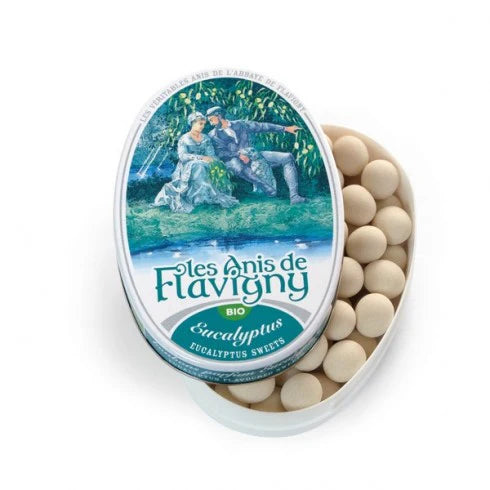 Anis de Flavigny Eucalyptus Pastilles Oval Tin