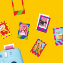 Party Time Magnetic Frames - Mustard