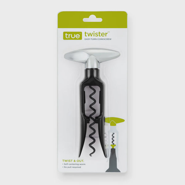 True Twister Easy-Turn Corkscrew Black - True