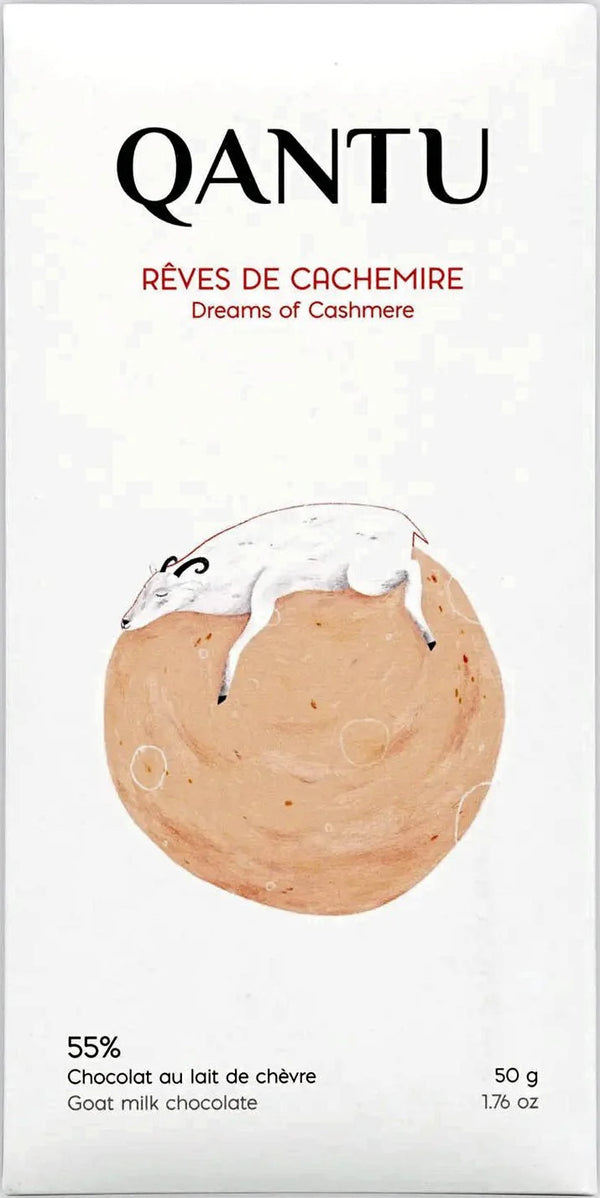 Qantu Goat Milk, Dreams of Cashmere 55% - Quantu Chocolate