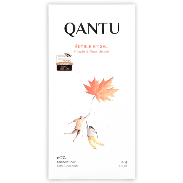 Qantu Maple & Maras Fleur de Sel 60% - Quantu Chocolate