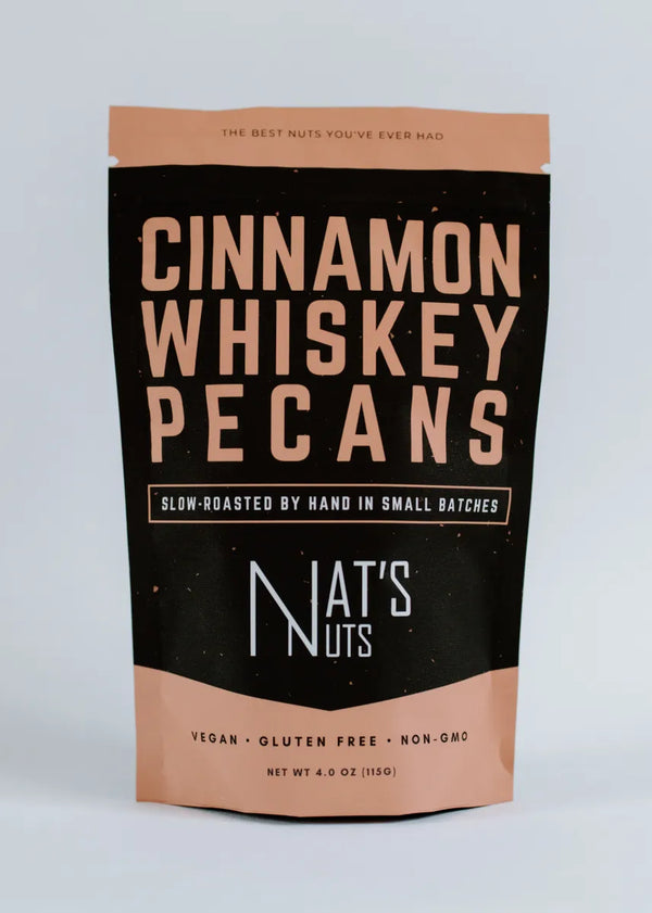 Cinnamon Whiskey Pecans - Nat's Nuts