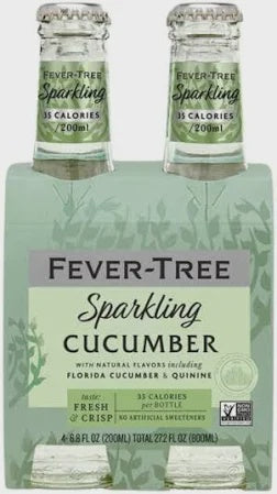 Cucumber Tonic 4 Pack Bottles - Fever Tree