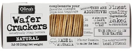 Natural Wafer Crackers - Olina's