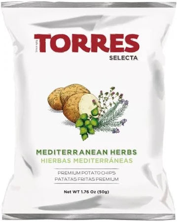 Mediterranean Herbs Chips 50g - Torres Potato Chips