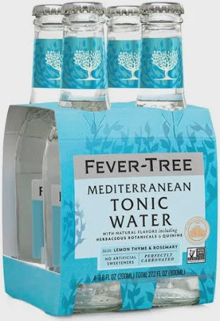 Mediterranean Tonic 4 Pack Bottles - Fever Tree
