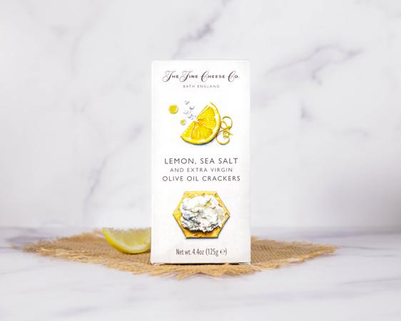 Lemon, Sea Salt and Extra Virgin Olive Oil Crackers - The Fine Cheese Co.