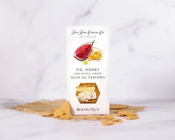 Fig, Honey and Extra Virgin Olive Oil Crackers - The Fine Cheese Co.