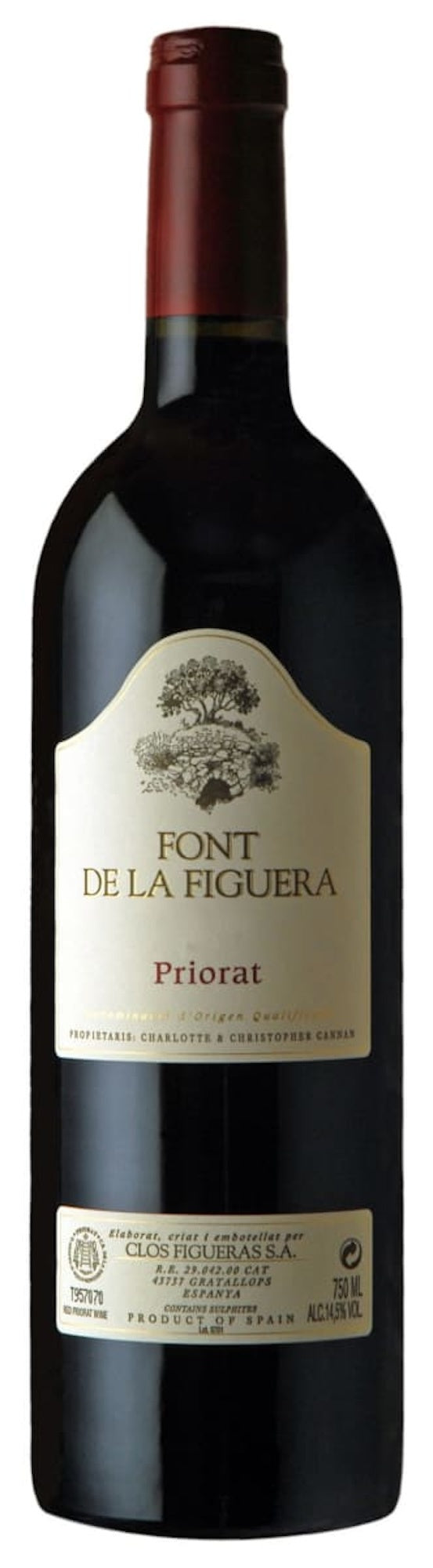 Clos Figueras Font de la Figuera Priorat Red 2019