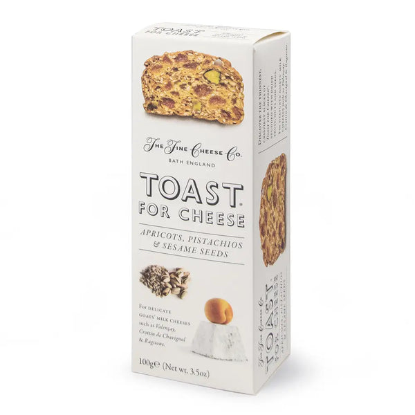 Toast for Cheese Apricots, Pistachios and Sesame Seeds - The Fine Cheese Co.
