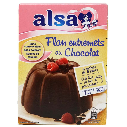 Chocolate flan (Custard) mix · 232g - Alsa