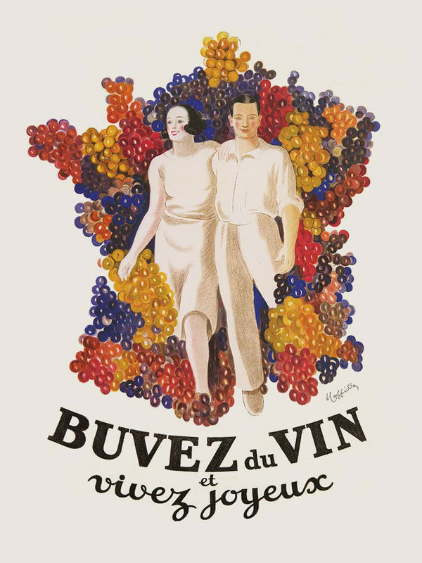 Drink wine and live happily! Poster
