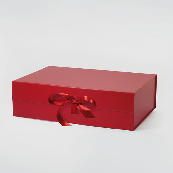 XL Red Magnetic Gift Box with Ribbon