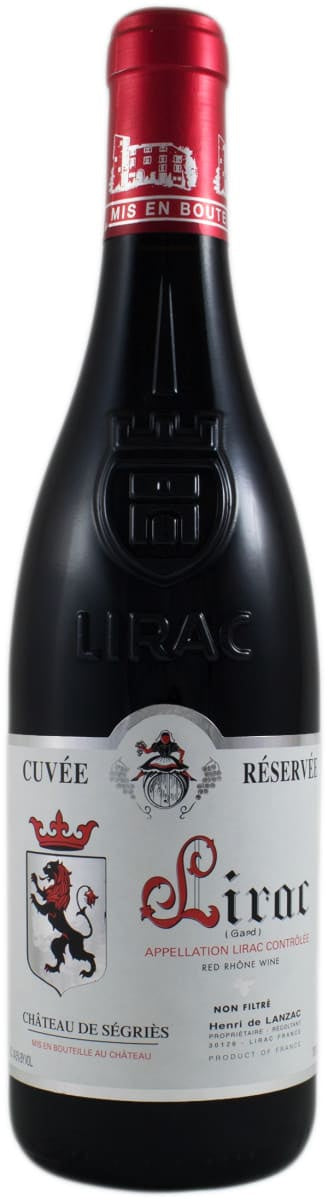 Château de Ségriès Lirac “Cuvée Réservée” 2022 (Email Sale, Arrives 9/19)