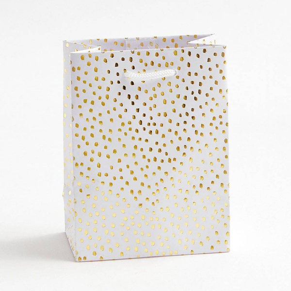 Gold Foil Flurry Gift Bag (Small)