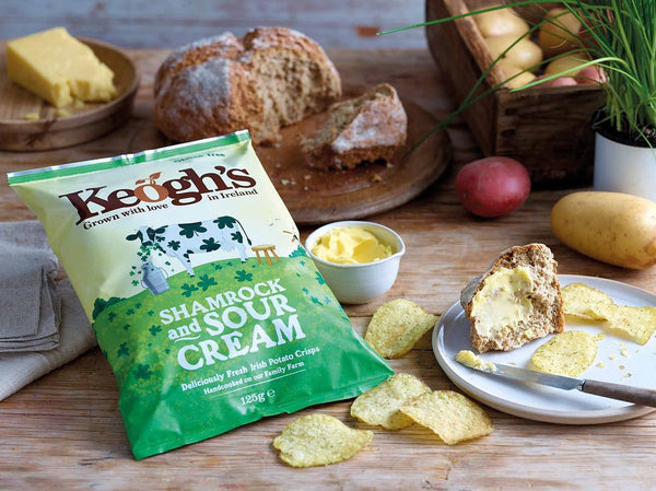 Shamrock and Sour Cream Chips - Keoghs