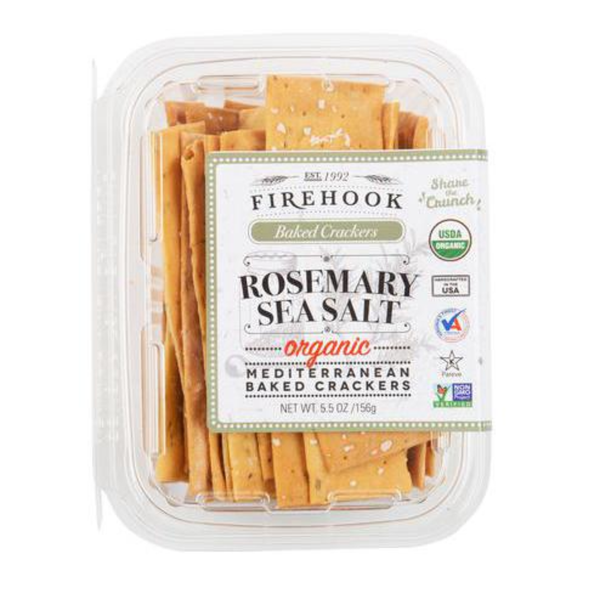 Firehook Rosemary Sea Salt Crackers 5.5oz