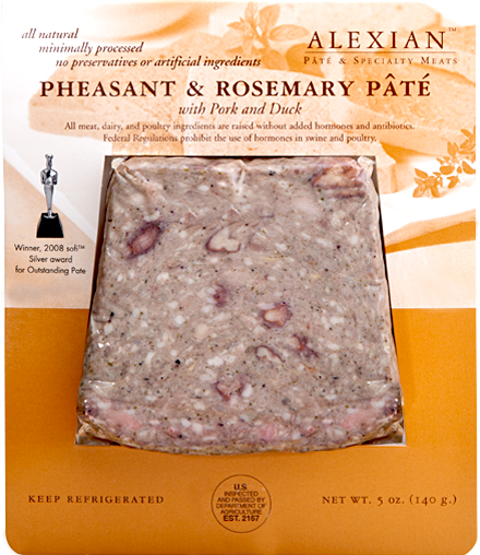 Pheasant and Rosemary Pate - Alexian