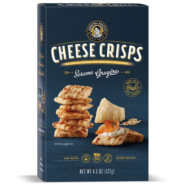 Sesame Gruyere Cheese Crisps - John Wm. Macy's