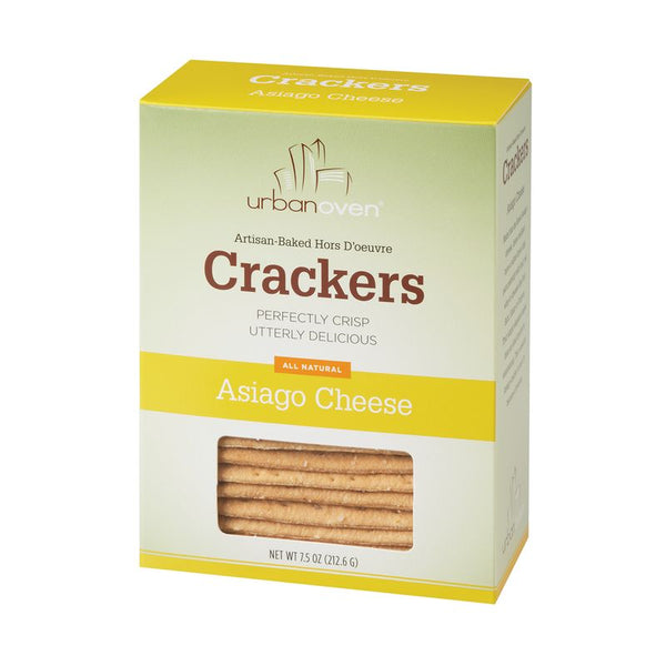 Asiago Cheese Crackers - Urban Oven