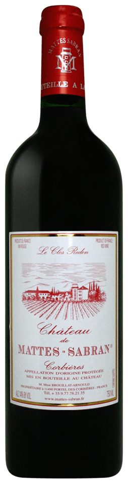 Château de Mattes-Sabran Corbières “Le Clos Redon” 2020