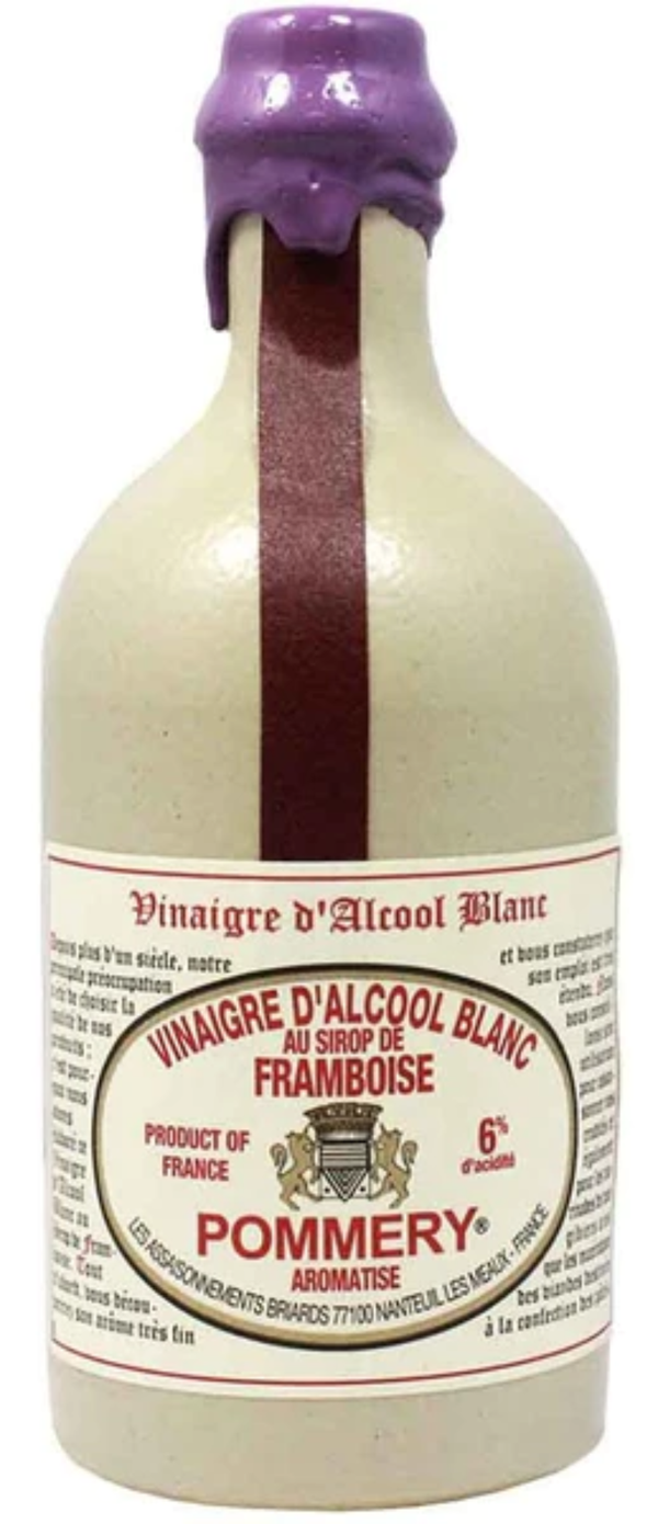 Pommery Raspberry White Wine Vinegar Stone Bottle