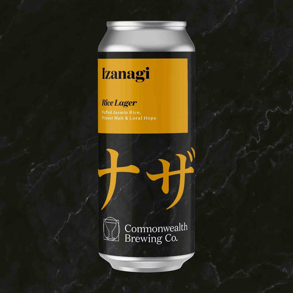Commonwealth Brewing Izanagi Rice Lager
