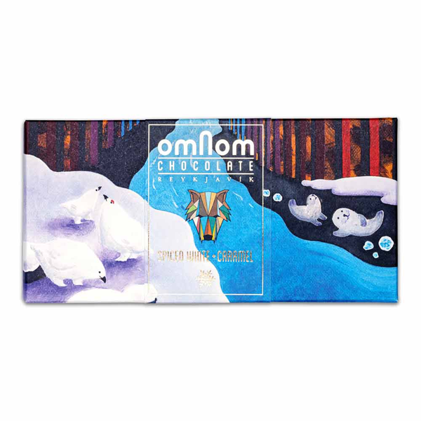 OmNom Spiced White + Caramel Bar (Winter Seasonal)(Chocolate Maker)