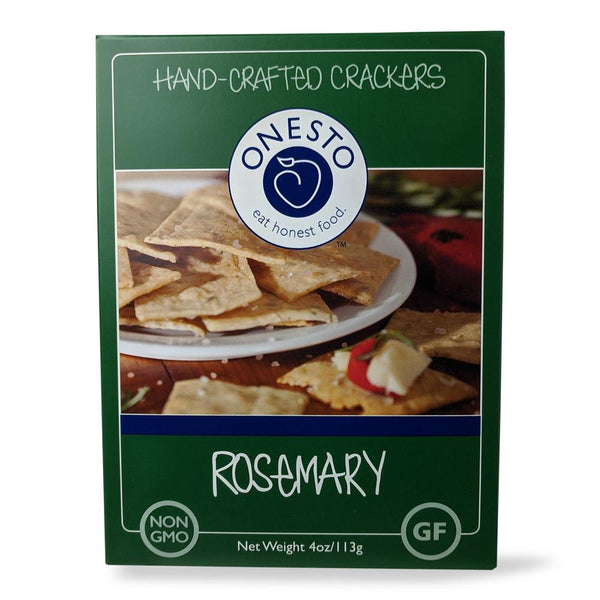 Gluten Free Rosemary Crackers - Onesto