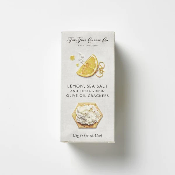 The Fine Cheese Company -  Lemon Sea Salt EVOO Crackers