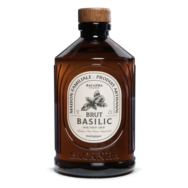 Bacanha Organic Raw Basil Syrup