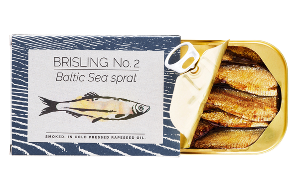 Fangst Brisling No.2 - Baltic Sea Sprat Smoked in Cold Pressed Rapeseed Oil