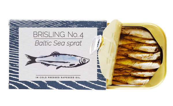 Fangst Brisling No.4 - The Nordic Sardine in Cold Pressed Rapeseed Oil / Allspice & Clove