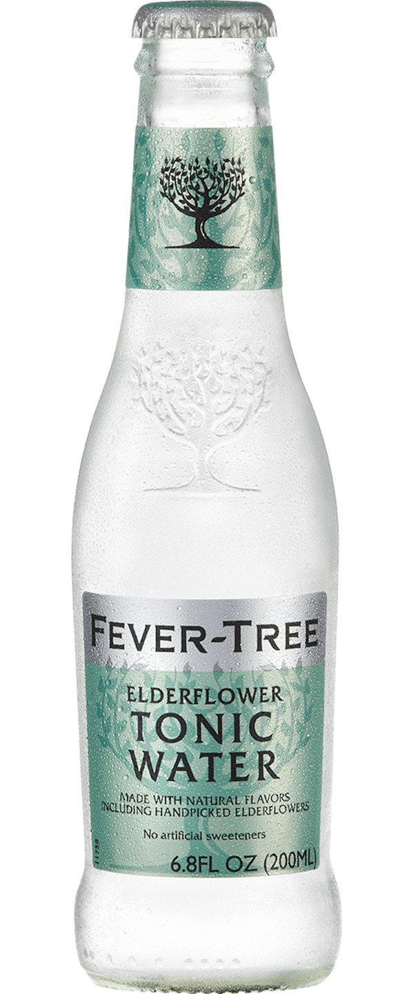 Fever Tree Elderflower Tonic Water 4 Pack (200 ml Bottles)
