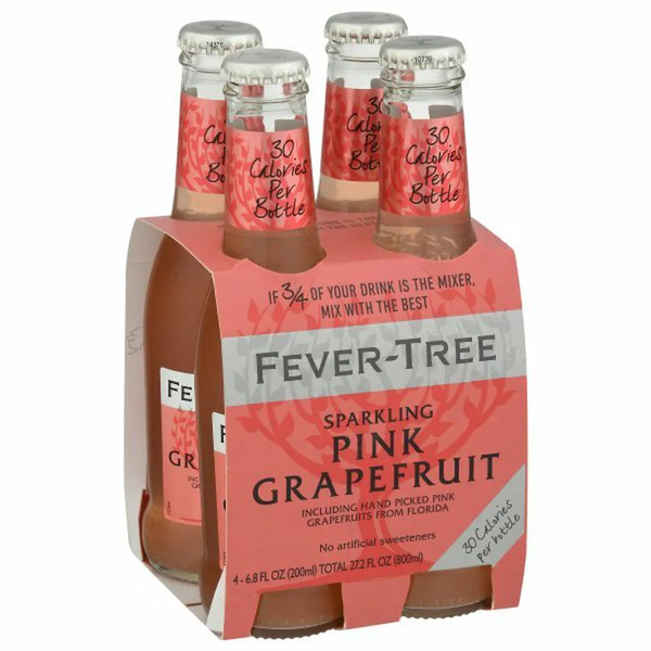 Fever Tree Sparkling Pink Grapefruit (200 ml Bottles)