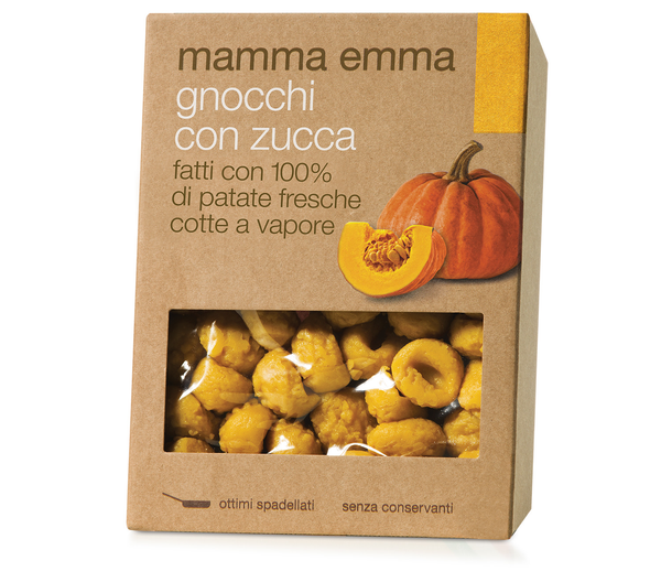 Fresh Potato Gnocchi with Pumpkin - Mamma Emma