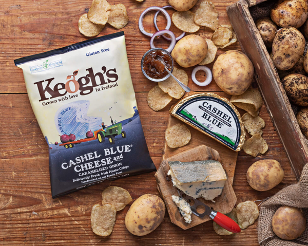 Cashel Blue and Caramelized Onion Chips - Keoghs