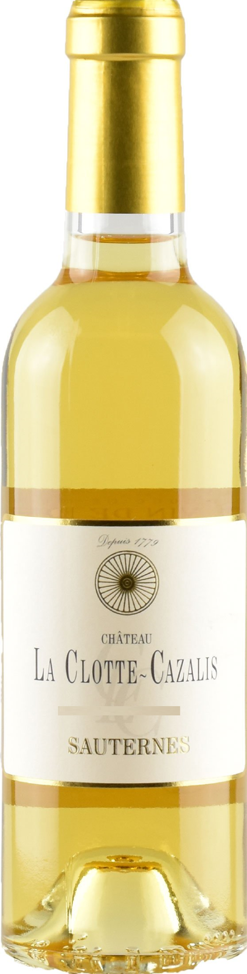 Chateau La Clotte-Cazalis Sauternes 2014 (375 ml)