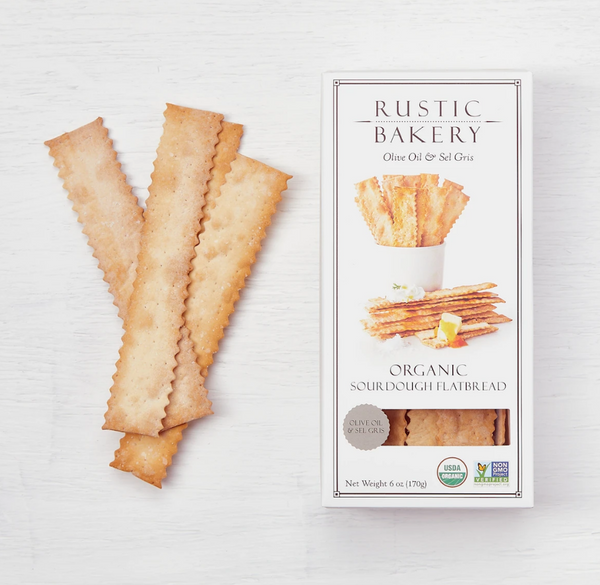 Olive Oil & Sel Gris Crackers - Rustic Bakery