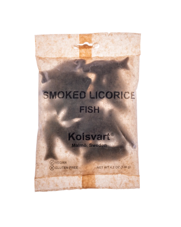 Kolsvart - Cold Smoked Salty Licorice Fish Candy